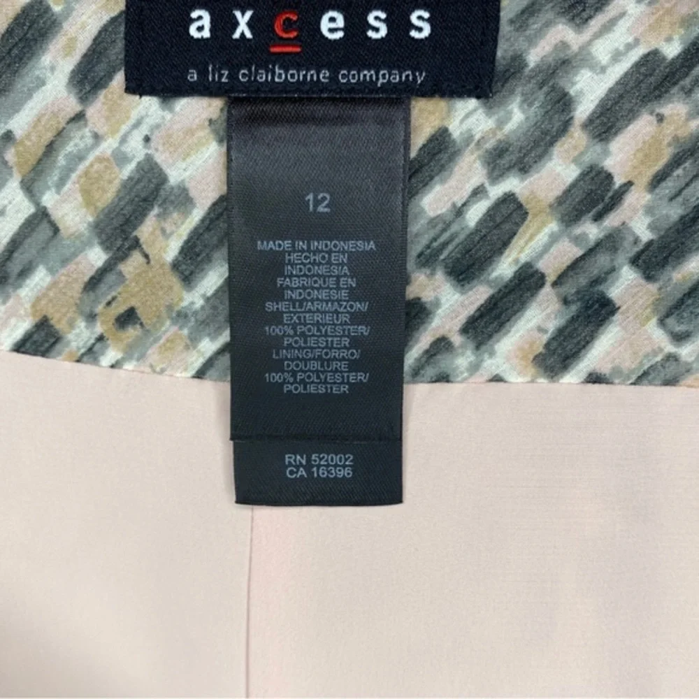 Axcess In‎ the Mix A-Line Women's Skirt Pink Gray Size 12 NWT